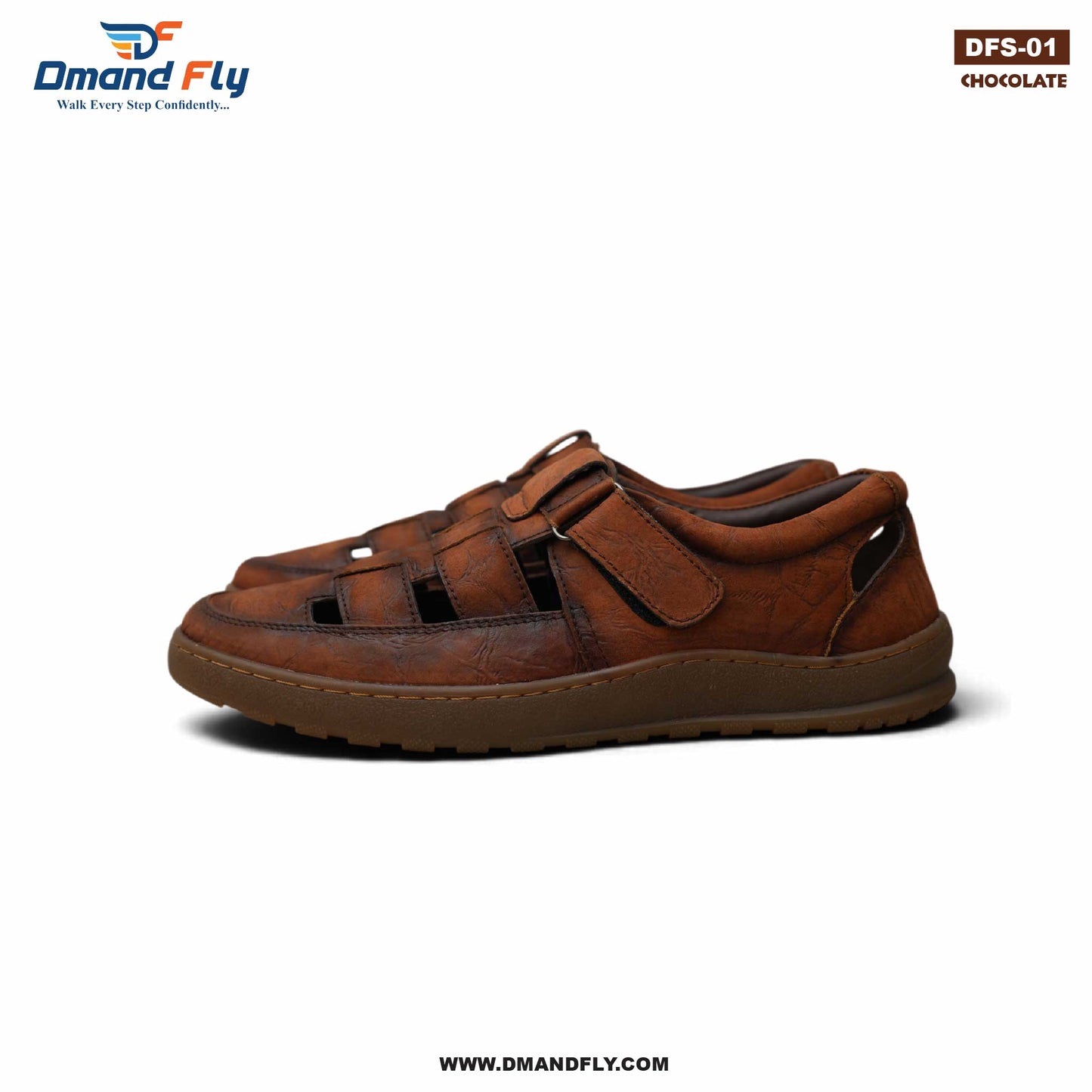 DFS-01 Leather Cycle Shoe (Chocolate)