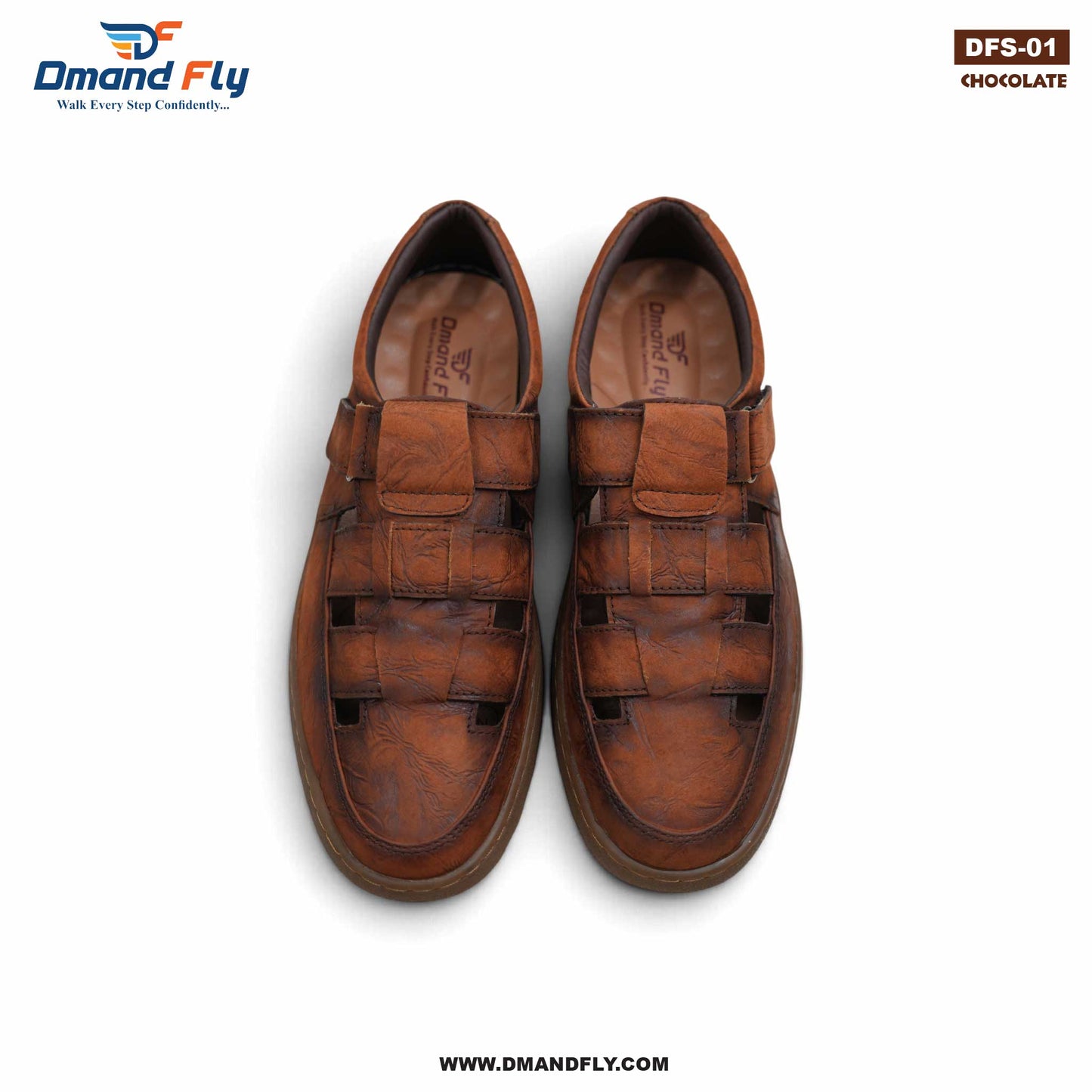 DFS-01 Leather Cycle Shoe (Chocolate)