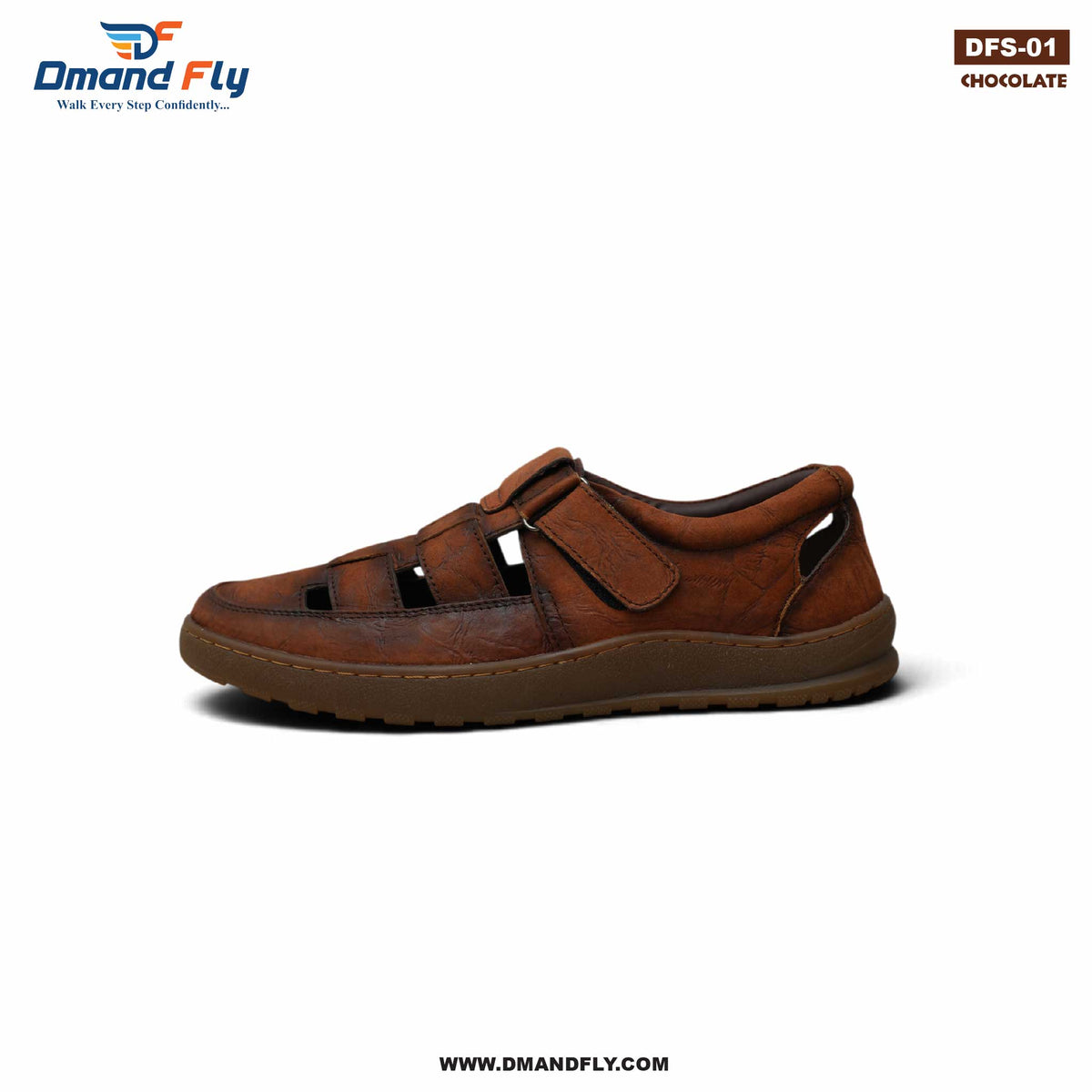 DFS-01 Leather Cycle Shoe (Chocolate)