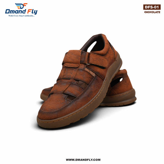 DFS-01 Leather Cycle Shoe (Chocolate)