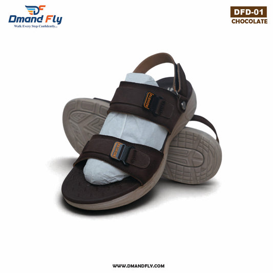 DFD-01 Original Leather Sandal  (Chocolate)