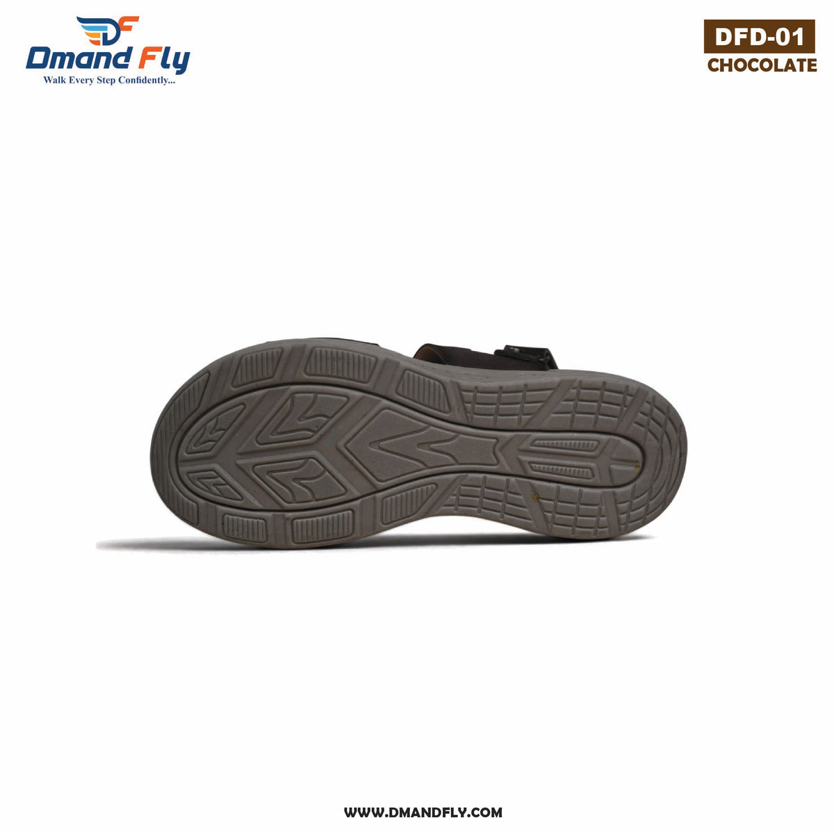 DFD-01 Original Leather Sandal  (Chocolate)
